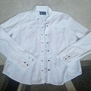 American Eagle button up.